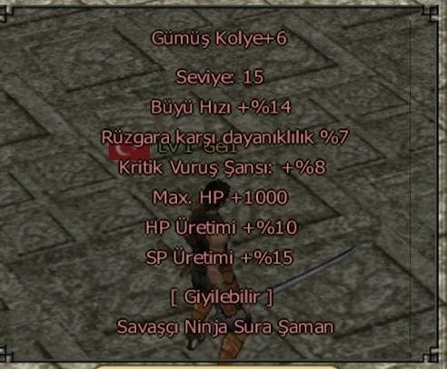 Güzel ormanlik kolye
