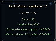 20k oranlı kadim orman item seti (SET HALİNDE)