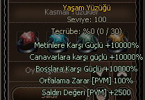 100 level kasılabilir yüzük seti (hepsi aynı oran)