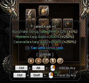 +5 lanetli item seti (her bir item aynı oranı veriyor)