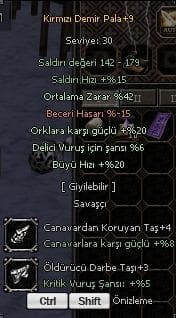 +9 42 ORT 6 DELİCİ +4 CANAVAR TAŞLI KDP