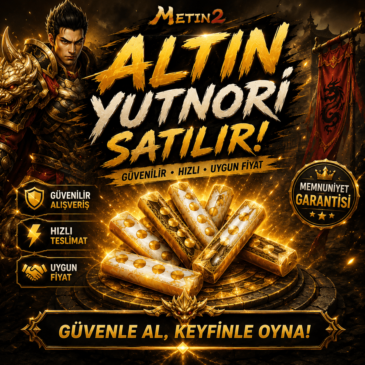1300 Adet Altın Yutnori Seri Teslimat