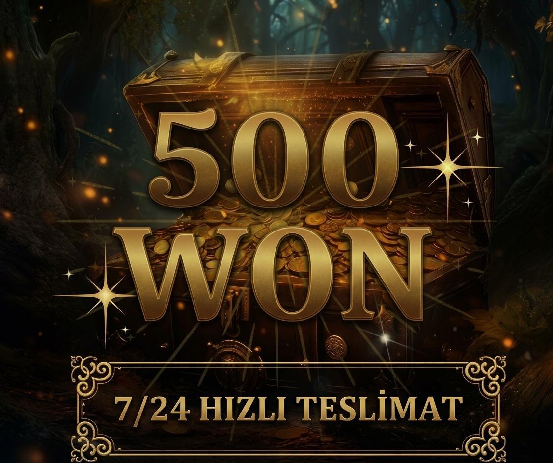 500 WON DANDANAKAN HIZLI TESLİMAT
