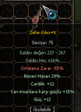 29 YARI GÜÇ CANLILIK ZEHİR