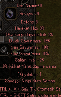 Deri çizme 10 kılıç 15 bıçak 10 çan elit satılır