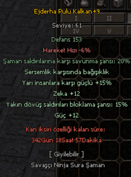 İKSİRLİ İTEMLER SATILIR