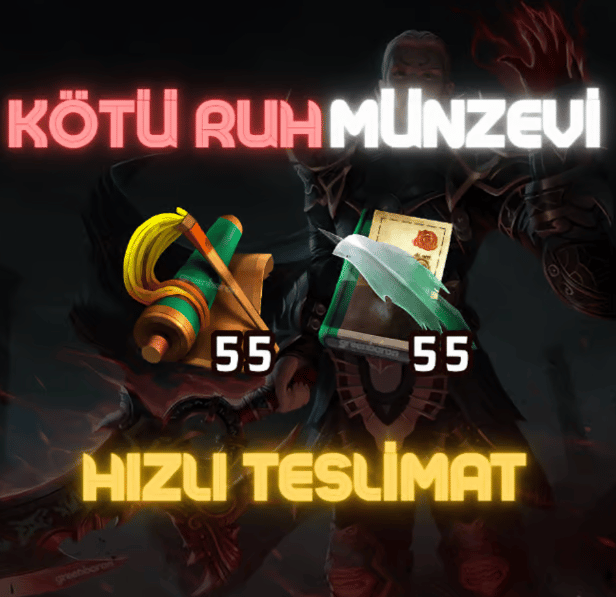 1 SET KÖTÜ RUH MÜNZEVİ