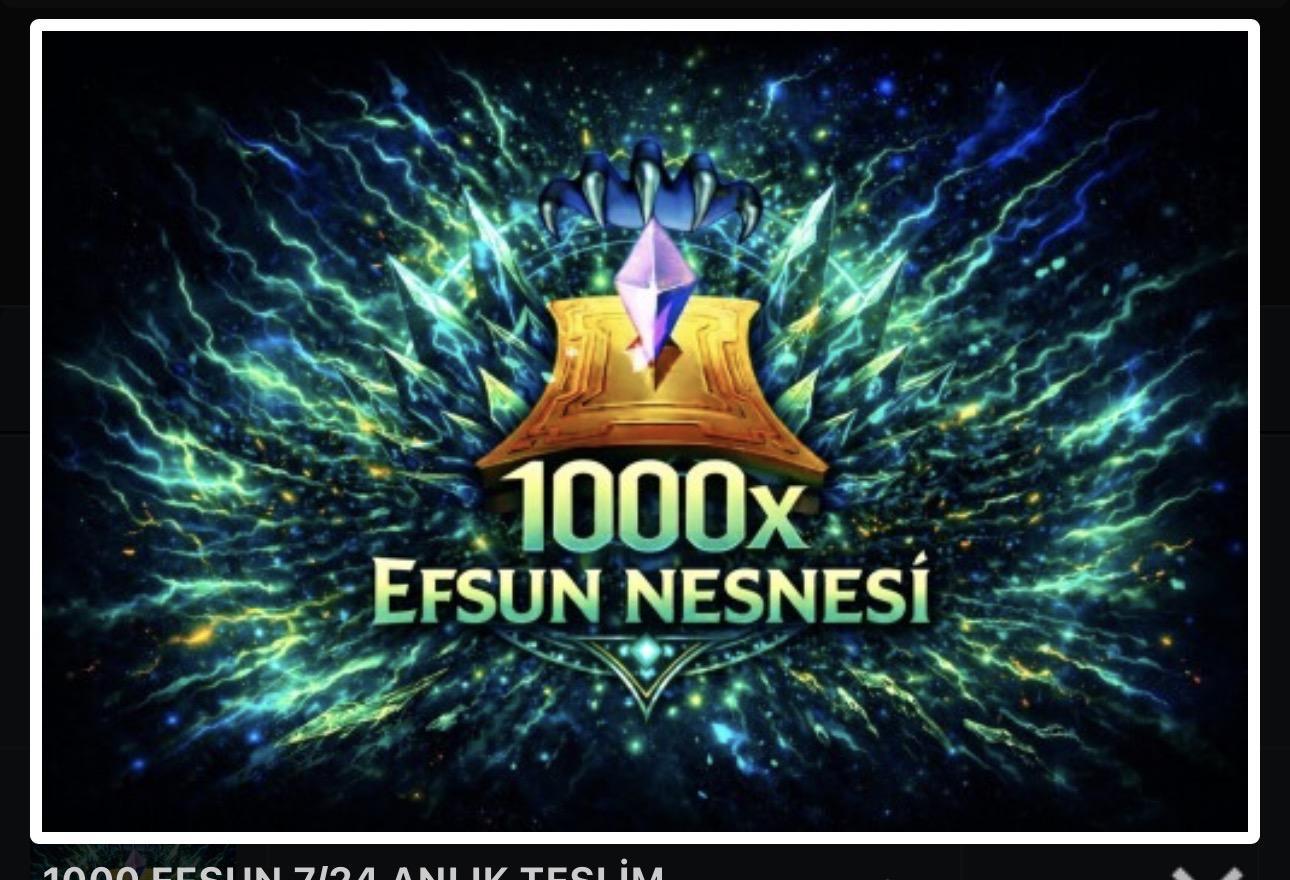 1000 ADET EFSUN SATILIR