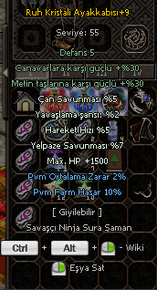 +9 ruh kristali ayakkabı