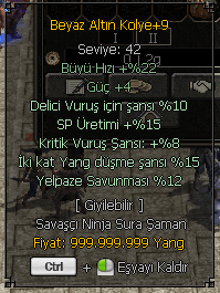+9 BEYAZ ALTIN KOLYE