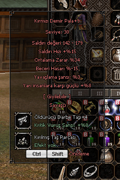 +9 KDP 34 ORT 8 YARI +4 KRİTİK TAŞ TEKLİFE AÇIK