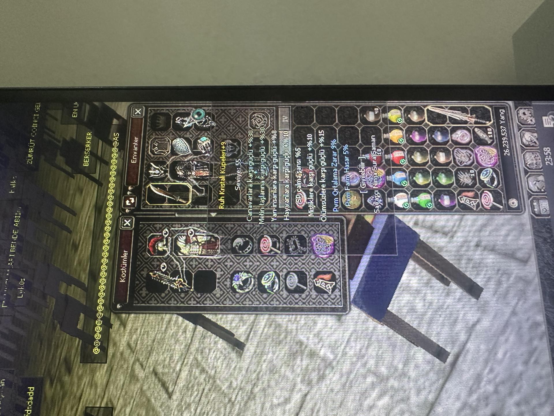 +9 ruh itemleri set halinde