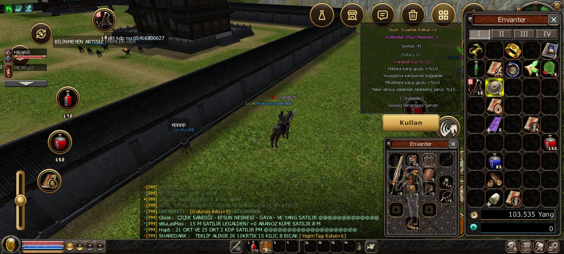 47 lvl bedensel