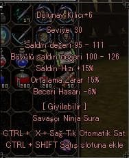 15 ORT +6 DOLU