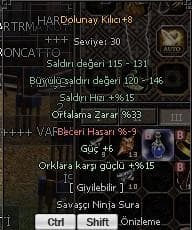 +8 33 ORT 6 GÜC DOLU ANINDA TESLİMAT