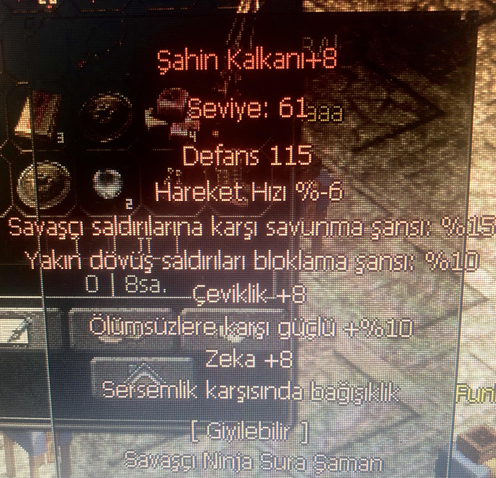 +8 Şahin Kalkan sersem zeka çeviklik blok