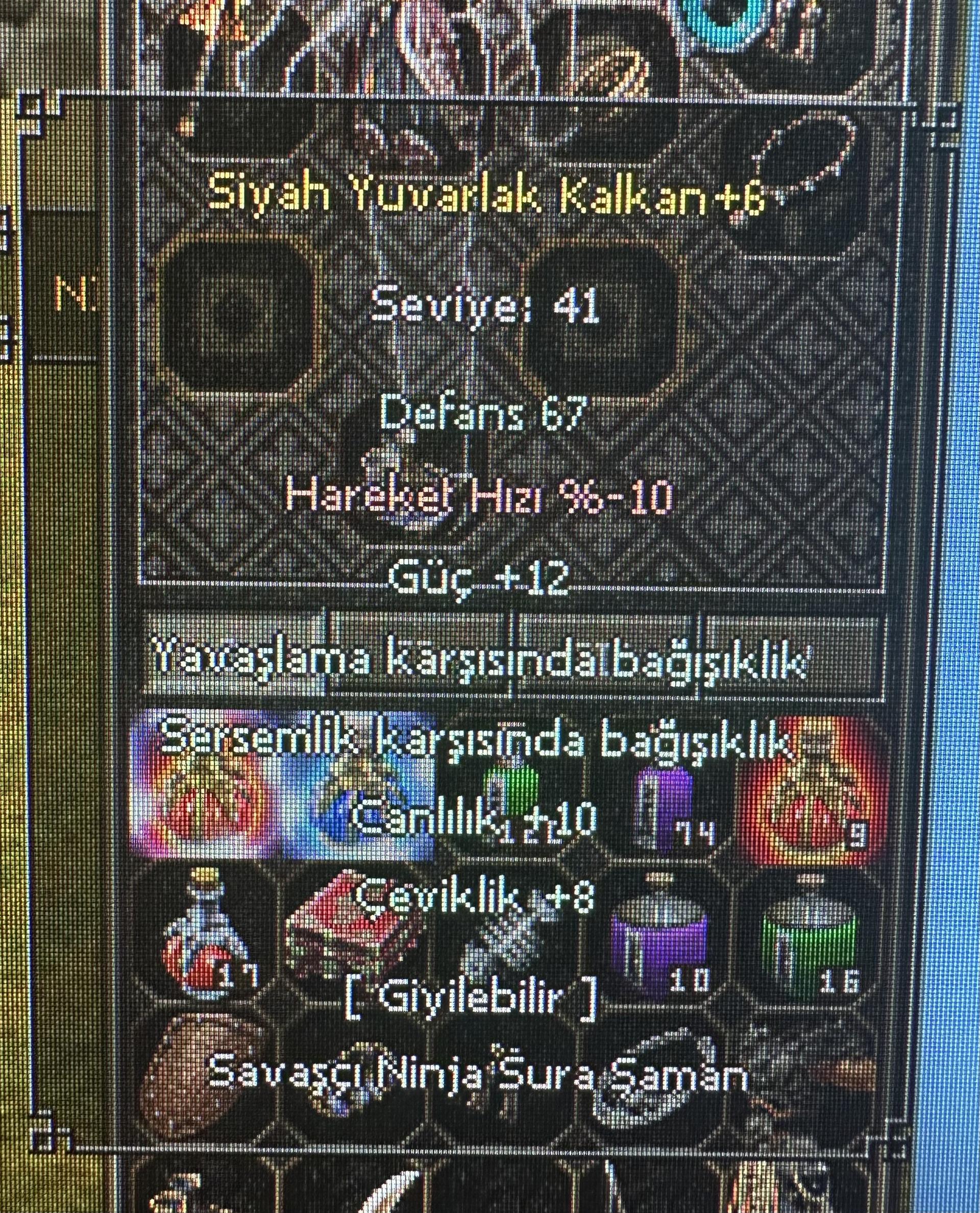 + 6 siyah yuvarlak kalkan teklif yazınız