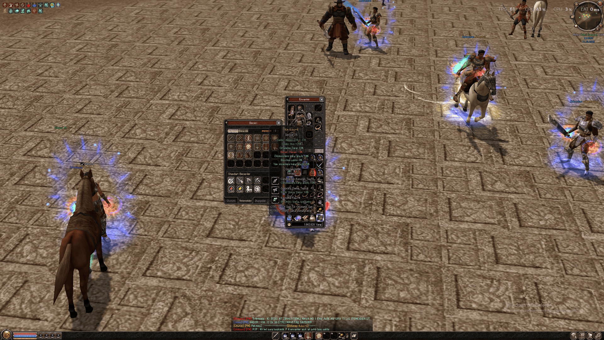 75 LWL BEDENSEL +9 KİNLİ FUL + FUL FARMLIK 200K EP