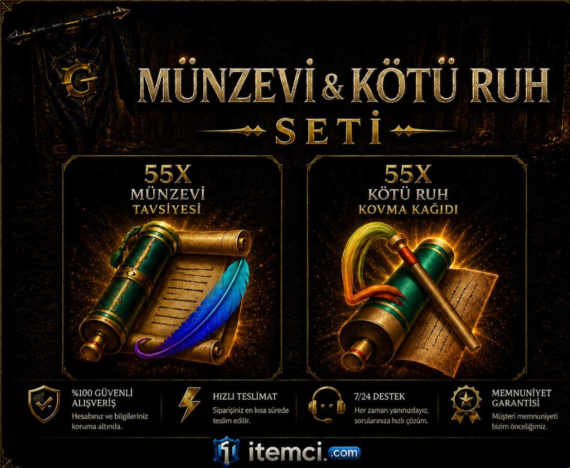55x Kötü Ruh 55x Münzevi G1 Skill Set