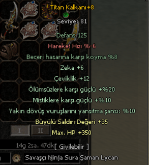 110 LEVEL BEDENSEL SAVAŞCI