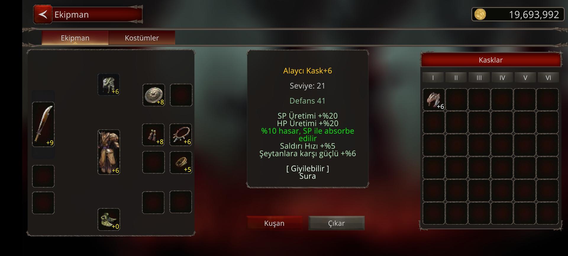51 lvl elit itemli büyülü sura