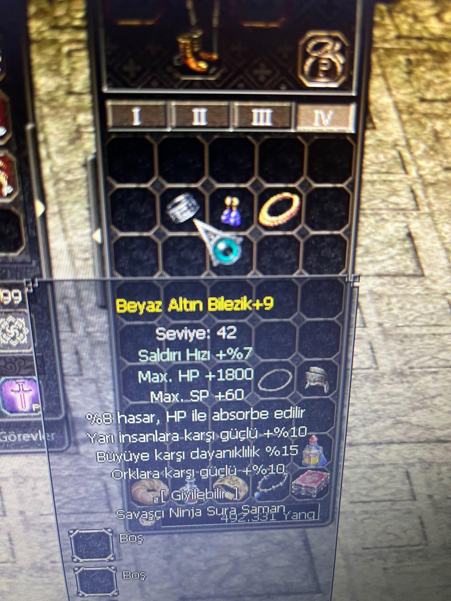 +9 Beyaz Altın Bilezik