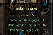 EJDERHA TACI +5