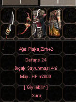 2K HP AĞIT PLAKA +2