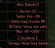 3 delici 2k hp bilezik