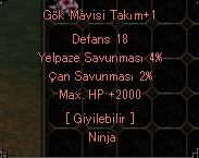 2K HP NİNJA ZIRH
