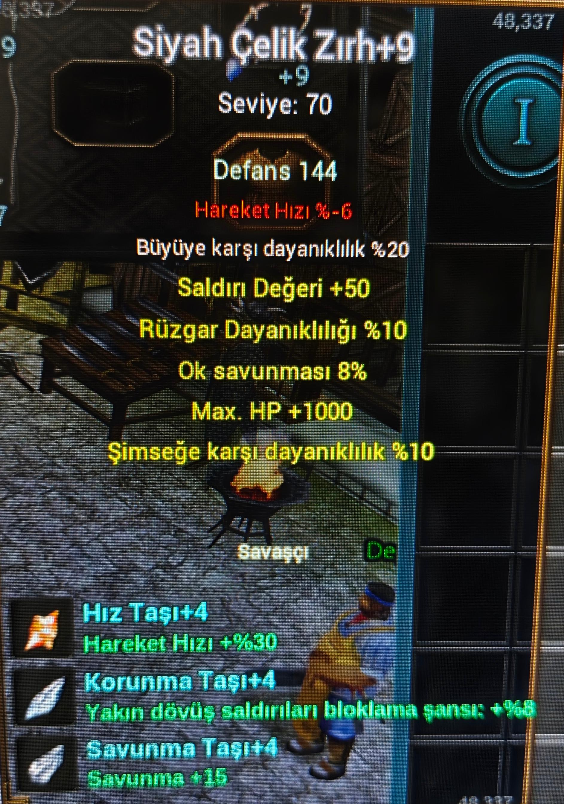 +9 ÇELİK ZIRHI