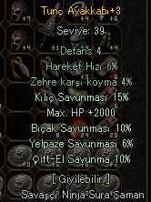 2000HP KILIÇ15 - ÇİFEL 10- BICAK10 AYAKKABI