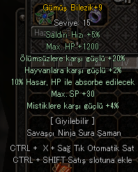 TOPLAM %80ÖLÜMSÜZLÜ +9 4PARÇA İTEM TEK SATIŞ YOK