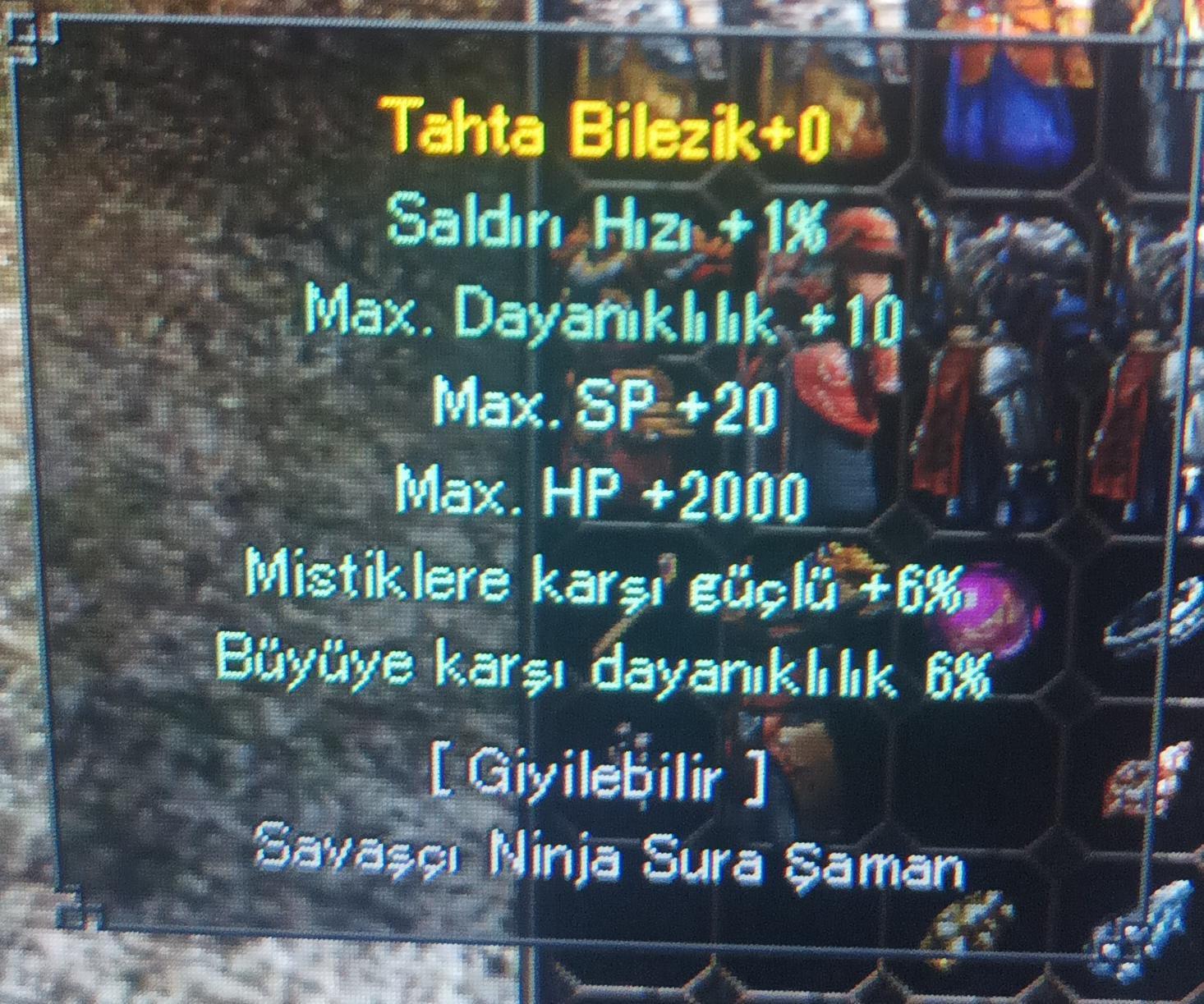 2k hp tahta bilezik sarı bayrak