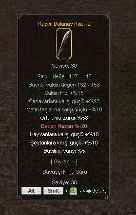 KADİM DOLU 58 ORTALAMA