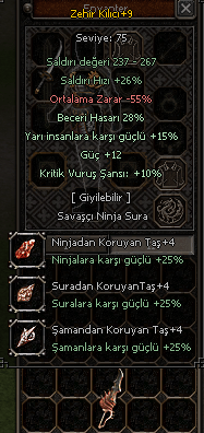 28 TAM ZEHİR YARI KRİTİK GÜC