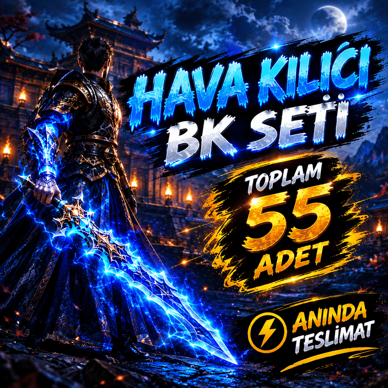 55 ADET HAVA KILICI BK