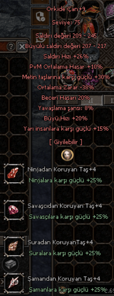 20 Bec +9 Orkide Çan 4 Taşlı WS'lik