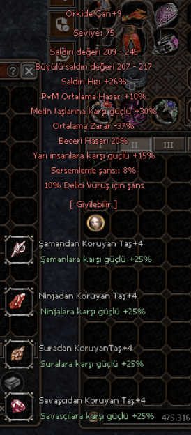 20 Becerili +9 Orkide Çan 4 Taşlı WS'lik