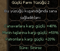 Perma Güçlü Farm Yüzüğü 2 Nesnede Yok Kaçırma
