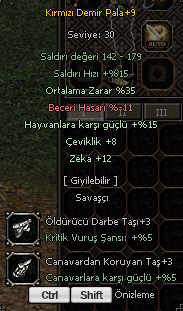 DOYUM CANAVARI 59 SEVİYE HAVA G, ÖFKE M2, AT 21 SEVİYE