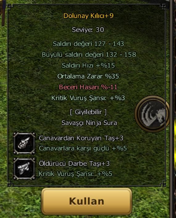 35 ORT 3 KRİTİK DOLU 350 TL