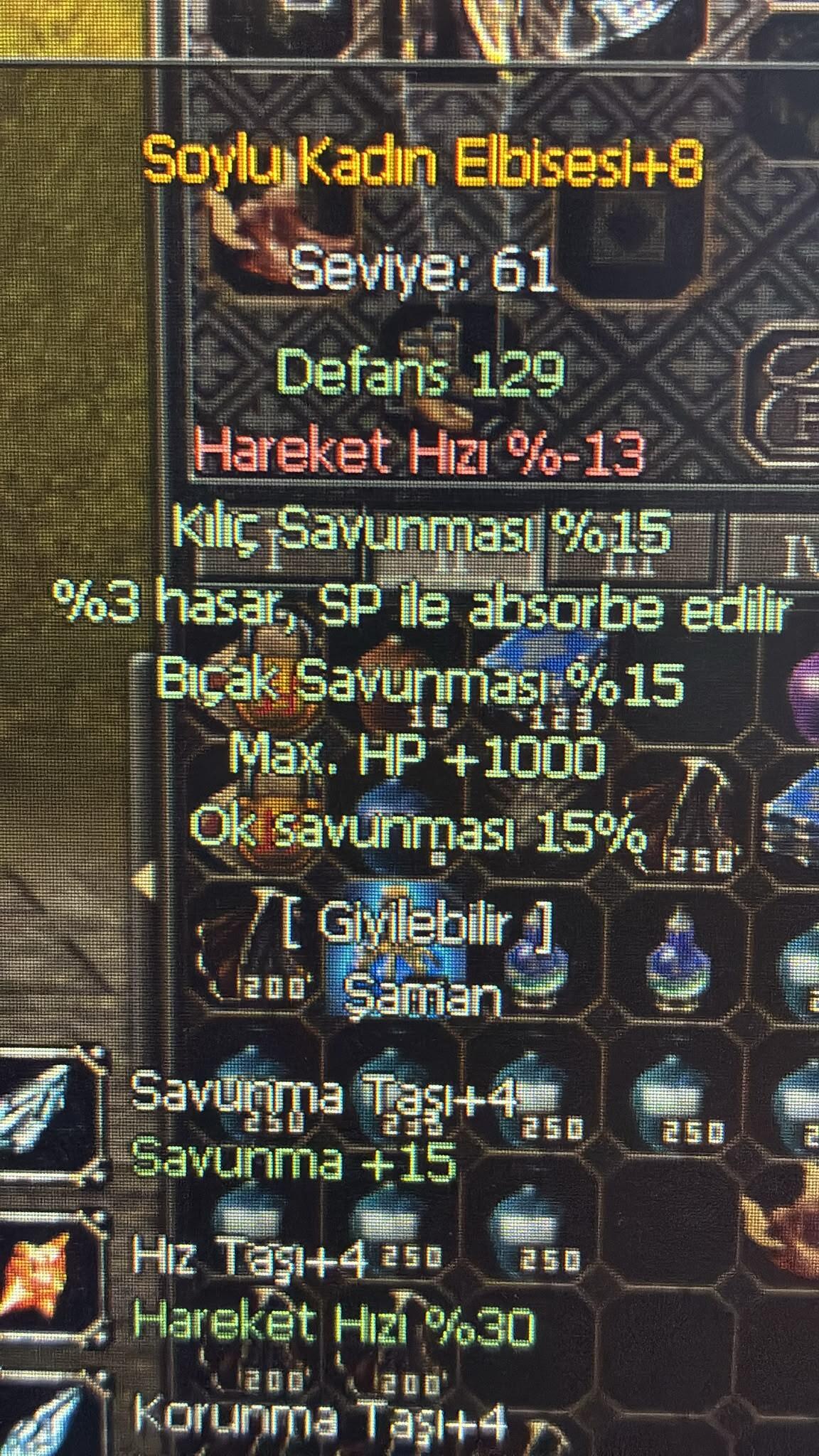 soylu kadın +8 3 15 +1k hp