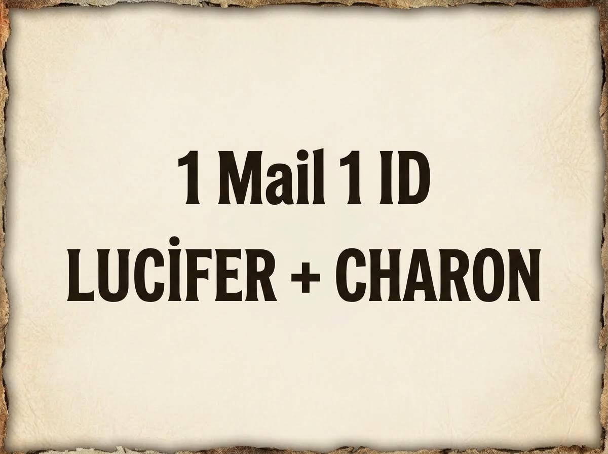 1 Mail 1 ID Lucifer + Charon
