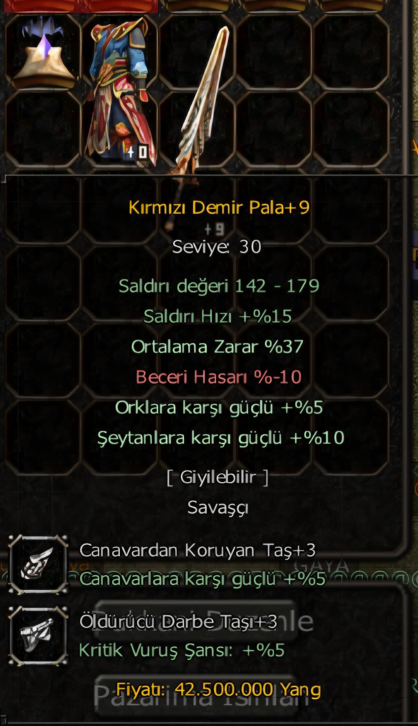 İtem veya hesap satılıktır