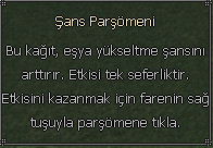 ŞANS PARŞOMENİ