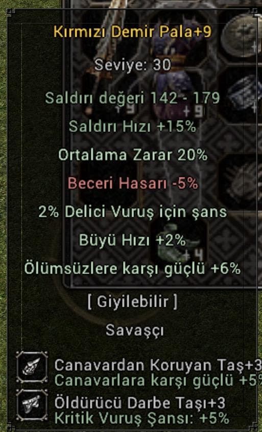 +9 KDP +3 TAŞLI.