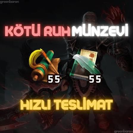 55 KÖTÜ RUH - MÜNZEVİ SET - ANINDA TESLİM