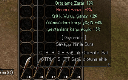 5M SATILIR/ 19-17-15-13-10 ORT DOLUNAYLAR SATILIR