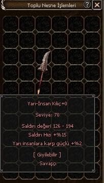 YARI İNSAN KILICI